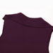 Sleeveless Lapel Knitted Vest Top with Chic Pleats for Women
