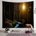 Large Forest Tapestry – Nature-Inspired Wall Art Decor