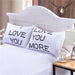 I Love You Pillowcase – Decorative Print Neck Pillow Cover for Bedding