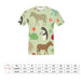 Men's Premium Animal Print Crew Neck T-Shirt With All Over Design