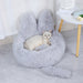 Plush Round Cat House – Cozy Pet Bed for All Seasons Warm Pet Bed Mat