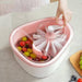 Hand-Free Fruit Washing Basin with Draining Basket