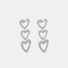 Titanium Steel Heart Shaped Earrings for Women’s Fashion Jewelry