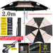 360° Adjustable Anti-UV Portable Fishing Sun Umbrella for Outdoor Shade and Rain Protection