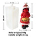 Cartoon Santa Claus Candle Mold Christmas Decorative Ornaments
