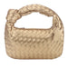 Woven Designer Handbag - Fashionable Cowhorn Knotted Bag for Stylish Carrying