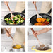 10 Pieces Kitchen Tools Set Wooden Handle Cooking Silicone Utensil Set