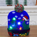 Knitted Christmas Hats with Colorful LED Lights for Adults & Kids