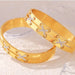 18K Gold-Plated Czech Diamond Bracelet – Elegant Style for Women