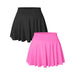 Quick-Dry Elastic Tennis Skirt with Pockets for Active Women