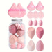 14 Pcs Makeup Sponge Triangle Blender Sponges Powder Press Puffs Set