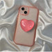 3D Crystal Heart-Shaped Stand Holder for Phones & Tablets