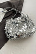 Sequin Braided Strap Shoulder Bag – Glamorous Casual Party Purse