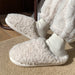 Winter Simple Warm Cotton Slippers Women Fashion Indoor Plush Shoes