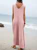 Sleeveless Wide Leg Jumpsuit For Women With Comfortable Fit For Spring And Summer Outfits