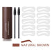 Seal Eyebrow Powder Set for Perfect Brows - Lazy Thrush Eyebrow Stick for Hairline Repair