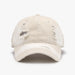 Distressed Adjustable Cotton Baseball Cap With Casual Outdoor Design