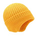 Hats Men's Autumn and Winter Woolen Hats Plush Thickened Knit Hats for Cold Weather
