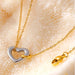 18K Gold-Plated Heart Bracelet Delicate Women's Jewelry Gift