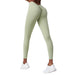 Women's High Elastic Fitness Pants With Wrinkled Waist And Shaping Support