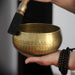 Handmade Brass Tibetan Singing Bowl with Sanskrit – Stress Relief Tool