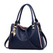 New Fashionable Simple Women's Bag Large Capacity PU Leather Handbag