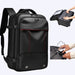 Men’s Large Capacity Travel Backpack with Expandable Vacuum Compression