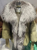 Women's Coat Down Jacket Super Large Fox Fur Collar Fashion Luxury Outerwear