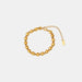 18K Gold-Plated Titanium Steel Elegant Chain Bracelet for Women