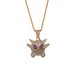Personalized Cartoon Pendant Necklace - Fairy Geng Ghost Baokemeng Diamond Necklace Jewelry