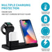 Wireless 3-in-1 Charging Station for iPhone, Earphones & Smartwatches