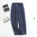 Unisex Large Sleeping Pajama Pants Simple Style Casual Cotton Pants