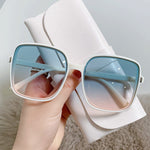 Square Sunglasses Gradient Trend UV Protection Women's Shades