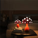 Dimmable Mushroom Desk Lamp – Decorative Bedside Light for Dorm or Bedroom