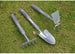 Planting Tools Home Gardening Flower Shovel Planting Small Shovel Silver Three-Piece Set