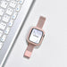 Milanese Loop Stainless Steel Thin Strap for Apple Watch Series 7–9