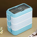Stainless Steel Lunch Box Heating Insulation Multi-Layer Microwave Lunch Box