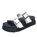 Buckle Strap Thick-Soled Sandals – Casual One-Line Beach Slides