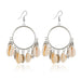 Marine Life Series Shell Earrings Natural Conch Earrings Jewelry