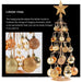 Christmas Ornament Iron Frame Christmas Ball Star Christmas Tree
