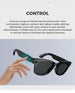 Bluetooth AI Smart Shooting Glasses with Voice Assistant and Real-Time Translation