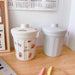 Compact Ins-Style Desktop Trash Can with Lid for Bedroom and Office Use Stylish and Functional Design