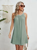 Crochet Hollowed Sleeveless Cover-Up Dress for Women’s Swimwear