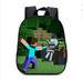Teenager Minecraft Cartoon Backpack – Cool School Bag for Boys