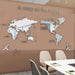 Acrylic 3D World Map Wall Stickers for Living Room and TV Background Decor