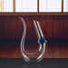 Elegant Crystal Red Wine Glass With Enamel Detailing And Decorative Decanter Style