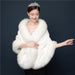 Bridal Fur Shawl and Warm Cloak for Wedding Dress and Cheongsam
