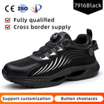 Men’s Slip-On Steel Toe Safety Shoes – Anti-Slip, Anti-Smash Work Footwear