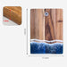Resin Wave Pattern Wood Cutting Board for Kitchen Fruit and Steak Prep