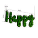 Happy Letter Moss Wall Art – Green Wall Decor for Home and Office